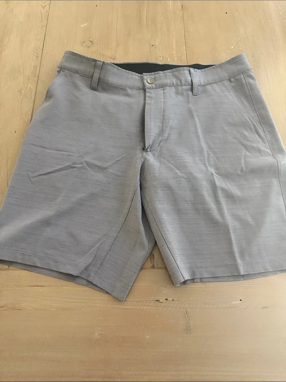 BYLT Basics Gray Flat-Front Performance Golf Shorts XL